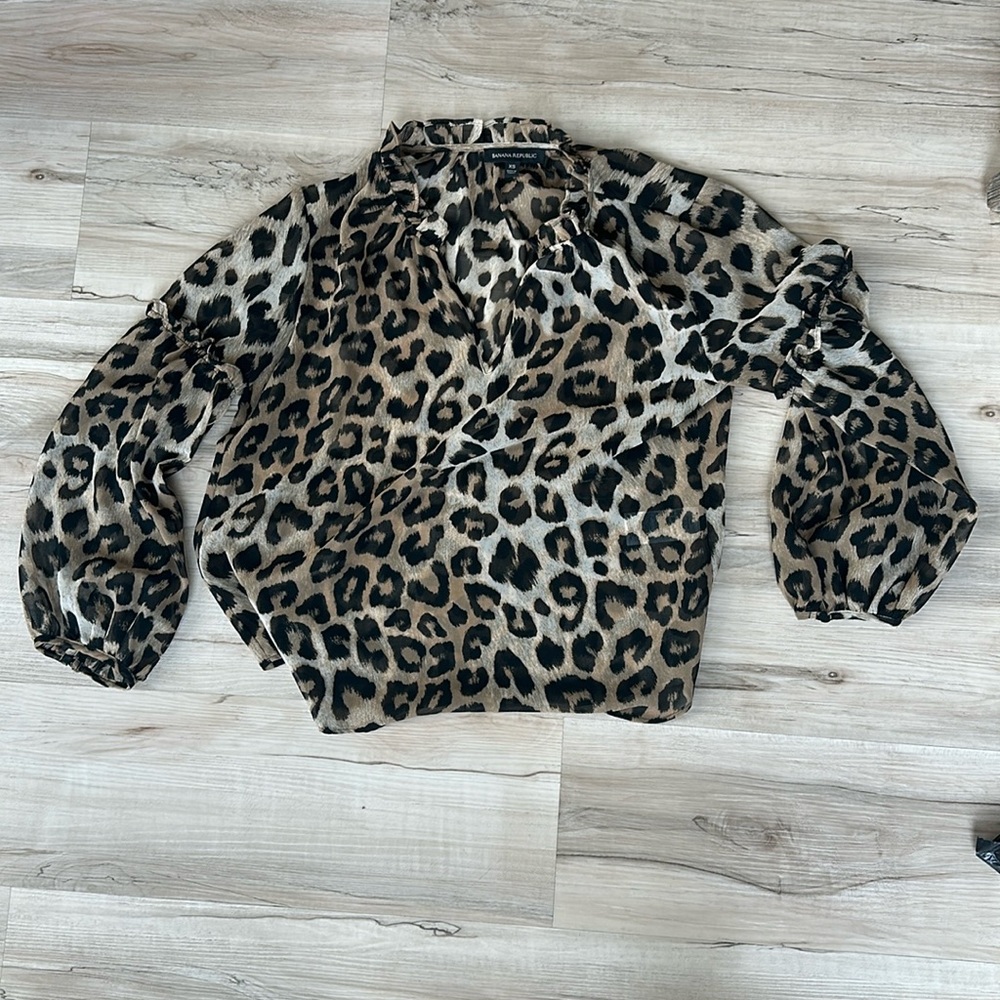 Banana republic leopard tunic